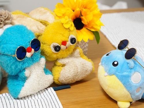 ちょめやんたちとタマザラシ、夏の装い