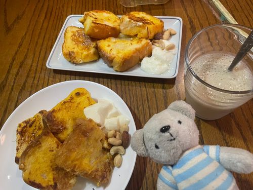 べべの手料理日記📔おねえちゃんとフレンチトースト🍞