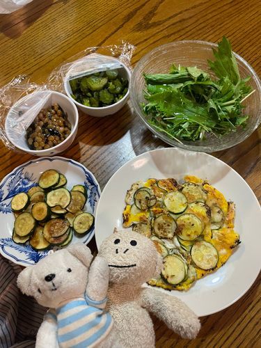 お料理初心者だけど、ズッキーニは美味しくまるっと2本ぺろり😋