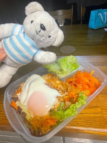 べべの手料理日記📔はじめてのガパオライスもどき🇹🇭