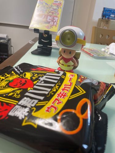          ( =◎=)  🔥　　🔥
  @=(\(    'ч' ) /)   🔥
    ',    (     l   )      火を吹くカラさ‼️
    "---(__)__)　

最近たいちょー辛い物沢山求めてますね…🔥
雨続きで冒険に出れないストレスでしょうか…🔥
(部下の人間も「音楽のプロジェクトなんもなーい」とグチグチ言ってますしね…