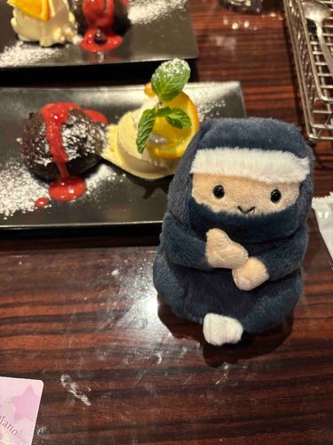 この間、イタリアンに行ったよ〜。店員さんにもかわいいって褒められて嬉しかったです☺️ニンニン🥷