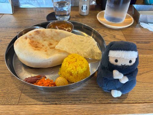 久しぶりのニンニン！こちらはカレー！美味しかったそうです✨


今度持ち主と出かけますね。しばらくお留守番でしたけど、一緒に行こうって話をしました✨
よろしくお願いします🙇