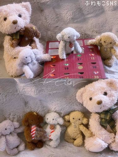 8日目！
ゆきまる、らんまる、むぎまる、すずまるとあけたよ☃️