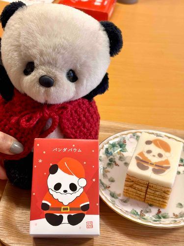 まえに、ママのこどもがくれた、ぱんだばうむ🎅
くりすます🎄すぎちゃったけど、たべたよ❣️