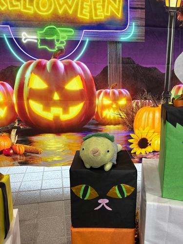 ハロウィン🎃のフォトスポットあったー