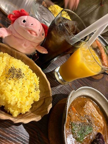 スープカレー🍲美味しいねはるち😋