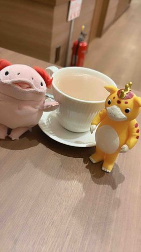 ふたりでカフェで休憩😊
あったかいね♡