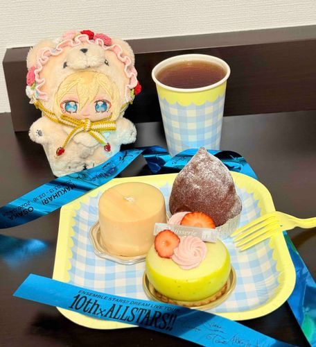 おひるとよるのきゅうけい けーき  すたらいたのしかった！