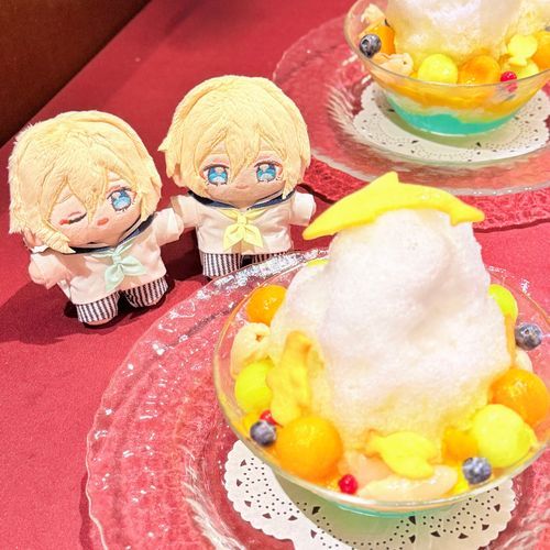 ふるーついっぱいの かきごおり🍧
