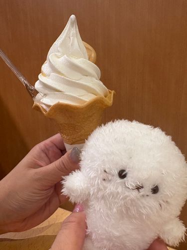 アイスもたべたの！
つめたぁくて あまかったぁ！