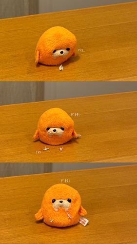 お腹にくっついてるよー？😲