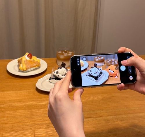 お家夜カフェ☕
ｶﾎﾞﾁｬも参加🍊🎶