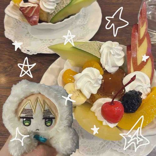ビジュのいい ぱふぇ だ！
うまそう だな！
