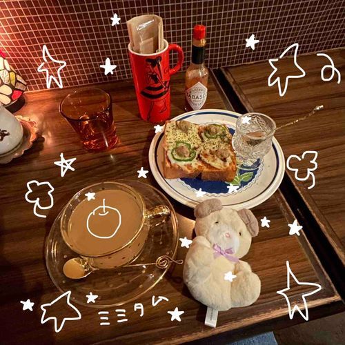 ぴざとーすと と あっぷるしなもんじんじゃー⭐︎♡