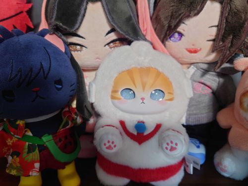 我が家に新しき友人がやってきた。
うるとらにゃん殿というらしい。
美しい目をした御仁だ。