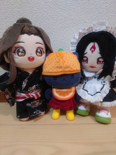 びんはーとりぇんです！
久しぶりに３人でお写真です😾
