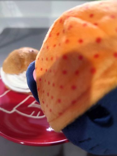 これはおれのシュークリームです！！
ぬしさん、もっとクリーム詰めてください😾
