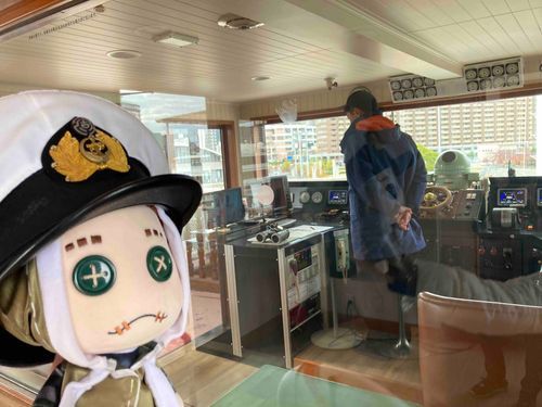 ミシガンクルーズ🛳️の操舵室をけんがく