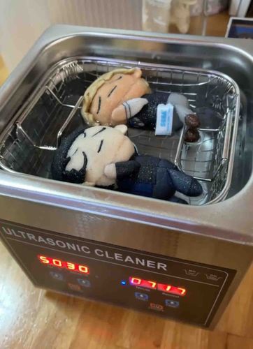 すや井先輩とお風呂🛀
（超音波洗浄機）
