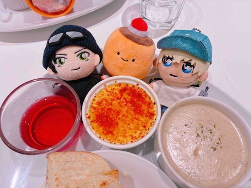 ❤️あかいカラーの果実酢
💛あむろカラーのﾏｯｼｭﾙｰﾑｽｰﾌﾟ
🧡ぷりんカラーのｷｬﾗﾒﾙﾌﾟﾘﾝ