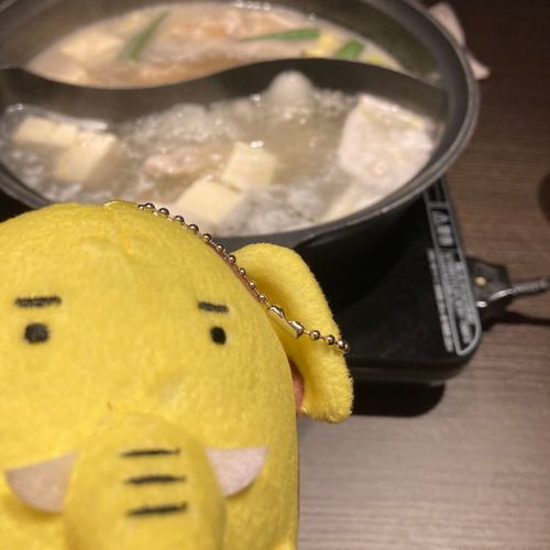 ゾウキリン、はじめてのしゃぶしゃぶ
