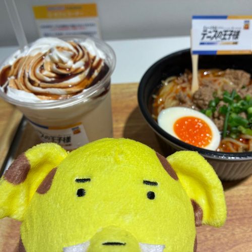🎾コラボメニューを楽しむゾウキリン🐘🦒