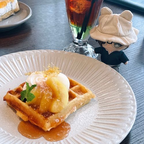 主くん、最近ドライブが好きみたいで、よくカフェに連れていってくれるんだよ