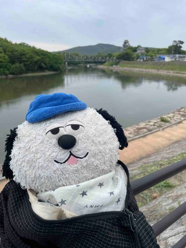 こんどは いちばんめのおねえちゃんと ふたりでりょこうにいったぶぶ！おかやまじょうをみたぶぶ