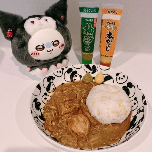 炊飯器おでんの残りの汁で作ったチキンとえのきのカレー🍛
