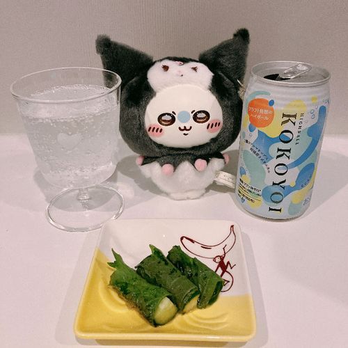 きうりが美味く使った！🥒
IPAの香りのする ここよい が気になるからハイボール缶で味見だ！
美味い！買いだな！🍑