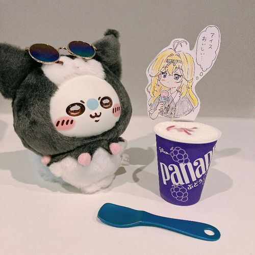 お前ｯ！髪の色が違うぞ‼︎
色んな色混ぜればなんとかなると思ったけど無理だ！
あの色のクーピーが欲しい！🍑