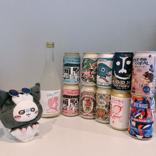 今日の戦利品！🍺
ノムクラフトのビールが手に入って嬉しいんだ！
1回だけフェスでピルスナーを飲んだことあるけど美味しかったから、また出会えてよろコンブ！