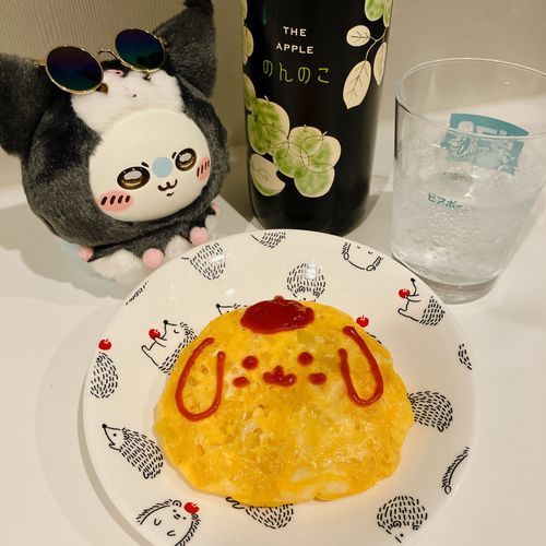 王将で注文し過ぎて食べきれなかったポテト🍟を持ち帰って、
ポテトチーズポムレツを作ったんだ！
残してごめんなさい‼︎