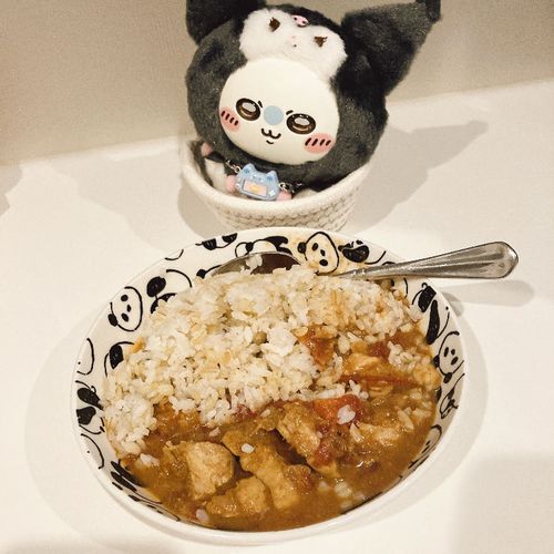 晩飯は囚人チキンカリー