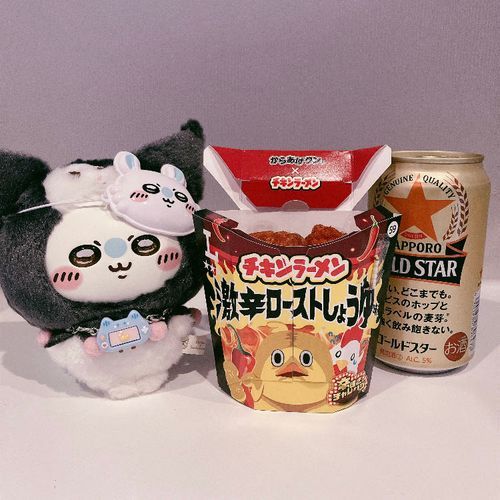 モモもLAWSON行ってきたんだ！
🐣🍺