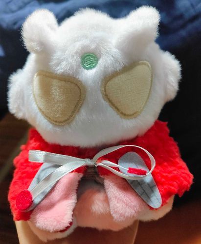 おれが着けてるピグモンのポンチョ(プラッシュコスチューム)だ。やぬしがウルサマで買ってくれたものなんだ