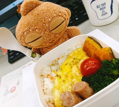 おっきなオムレツぽちゃ〜！
うぇいうぇい