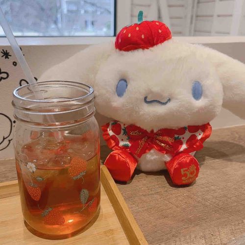 いちごの衣装でおでかけしたよ🍓