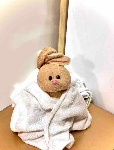 今日はルビーちゃんがお風呂に入ったよ！🫧