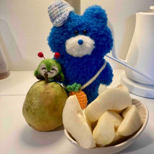 皿の大きさミスり洋梨🍐