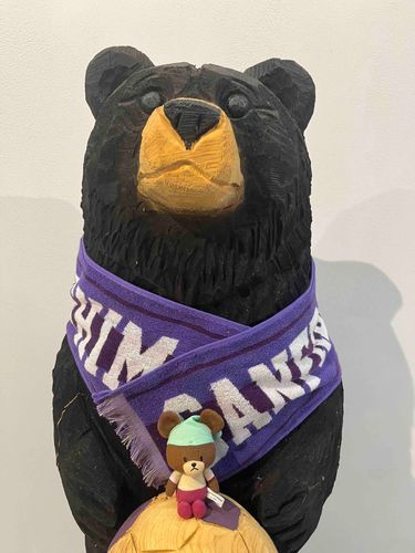 きゅるきゅるおめめのくまさんとしゃしんとってもらった🧚🐻