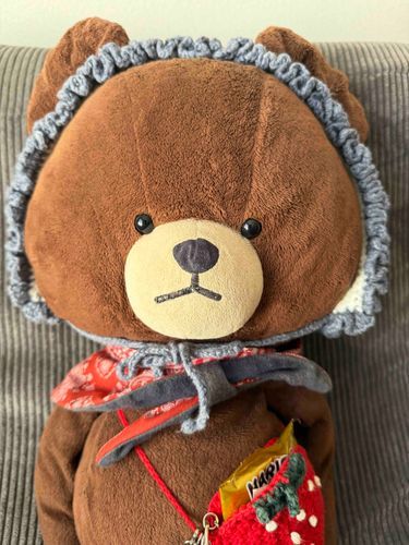 かいぬしがあたらしいスマホにしたからきねんに1まいとってもらった📷
いつもよりうつりがいいかな？🐻