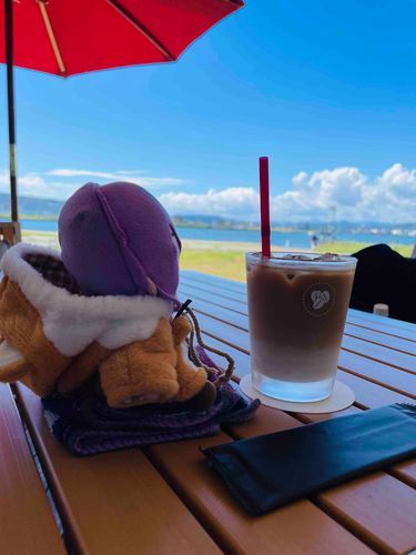 三保の海岸でカフェ
いい天気です🏖☀️