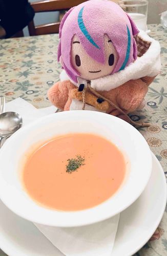 ランチスープとるいぬい
カメラ目線かわいいね