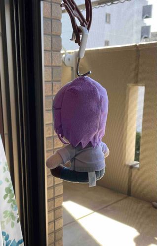 乾燥中のるいぬい
哀愁ただようせなか……