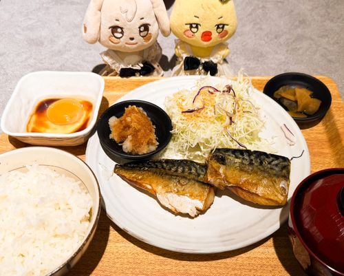 おそろいのおようふくでおでかけ
主のごはんをみまもる