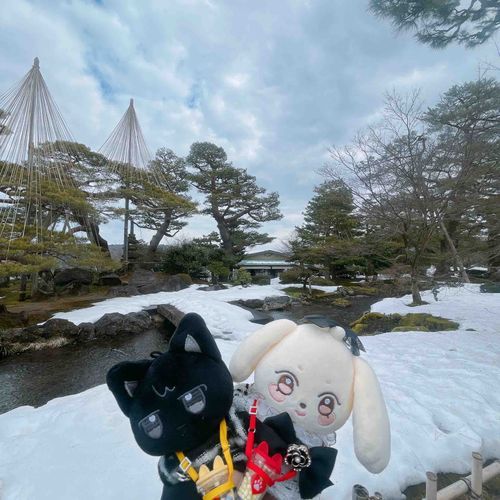 🐈‍⬛✨️兼六園⛄️🐶