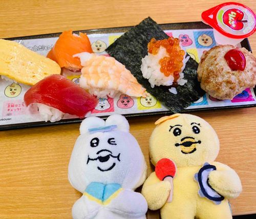 スシローさんと！ちゃむがコラボできるなんて♡♡♡しあわせちゃむー！まろもおぱんちゅちゃんもおおよろこびちゃむね（＾ν＾）.｡.:*☆