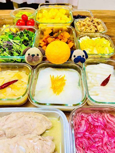 今日は冬至だから
かぼちゃを食べて
ゆず湯に入るよ〜🐶🐶